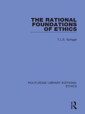 cover image of The Rational Foundations of Ethics